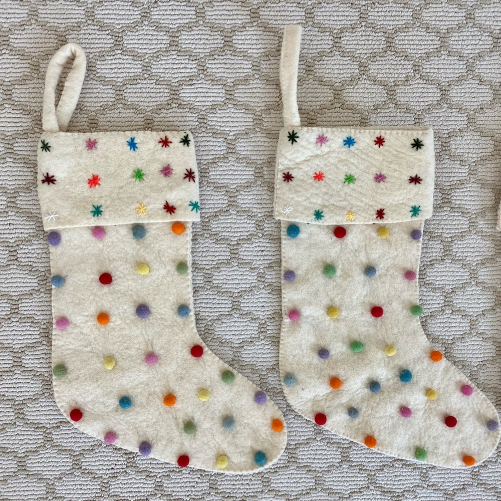 Creative Co-op Christmas stockings